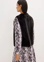 Gilet sans manches en peluche, bonprix