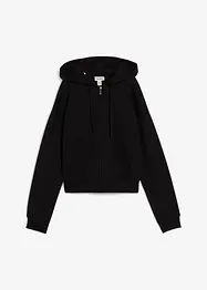 Sweat zippé oversize, bonprix