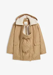 Parka de grossesse et de portage 6-en-1 avec gilet sans manches amovible, bonprix