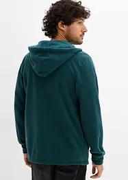 Veste polaire à capuche et poches plaquées, bonprix