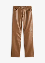 Pantalon enduit à taille élastiquée, bonprix
