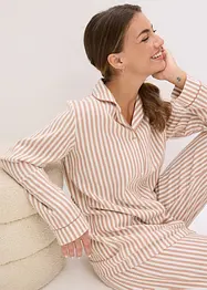 Pyjama en flanelle avec pochette cadeau, bonprix