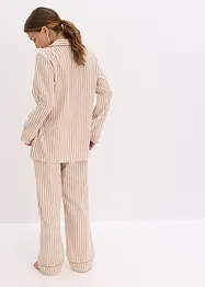 Pyjama en flanelle avec pochette cadeau, bonprix