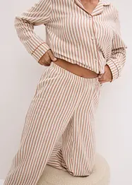 Pyjama en flanelle avec pochette cadeau, bonprix