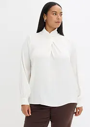 Blouse fluide en satin, bonprix