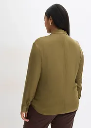 Chemisier fluide en satin, bonprix