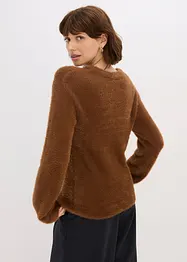 Pull aspect peluche, bonprix