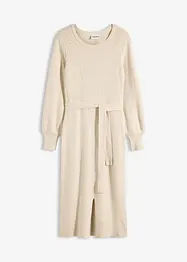 Robe pull fluide et côtelée en viscose majoritaire, bonprix