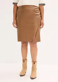 Jupe crayon enduite, bonprix