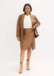 Jupe crayon enduite, bonprix