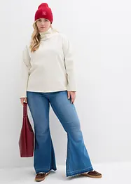 Pull col boule, bonprix