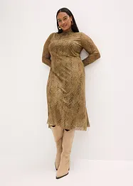 Robe midi en mesh, bonprix