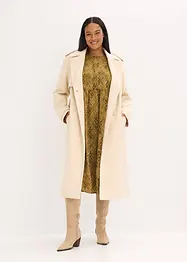 Robe midi en satin fluide, bonprix