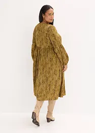 Robe midi en satin fluide, bonprix