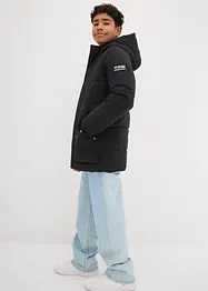 Parka matelassée à capuche et détails sportifs, bonprix