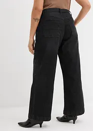 Jean large taille mi-haute avec poches plaquées, bonprix