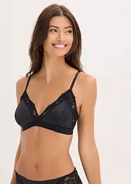 Soutien-gorge bralette en matière brillante, bonprix