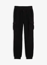 Pantalon cargo doublé sherpa, Regular, bonprix