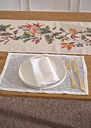 Chemin de table contenant du lin, bonprix