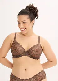 Soutien-gorge à armatures en dentelle bicolore, bonprix