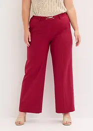 Pantalon large avec ceinture décorative, bonprix
