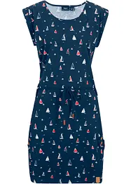 Robe en jersey imprimé à manches papillon, bonprix