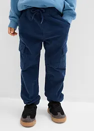 Pantalon cargo chaud en velours côtelé avec doublure jersey, bonprix