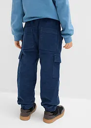 Pantalon cargo chaud en velours côtelé avec doublure jersey, bonprix