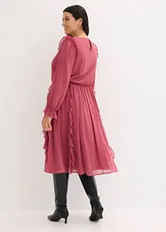 Robe en mousseline à volants, bonprix