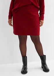 Jupe en maille torsadée, bonprix