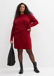 Jupe en maille torsadée, bonprix