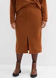 Jupe midi en polaire, bonprix