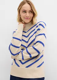 Pull à rayures texturées, bonprix