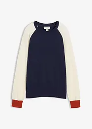 Pull en maille fine à manches raglan, bonprix