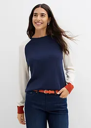 Pull en maille fine à manches raglan, bonprix