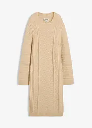 Robe midi en maille, bonprix