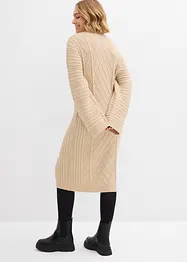 Robe midi en maille, bonprix