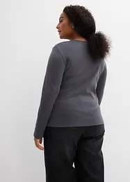 T-shirt manches longues 100% coton, bonprix