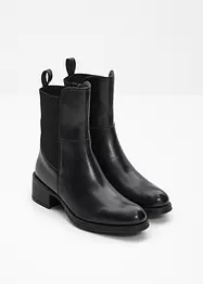 Boots en cuir, bonprix