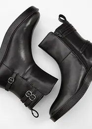 Boots en cuir, bonprix