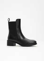 Boots en cuir, bonprix