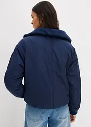 Veste rembourrée à finitions côtelées, bonprix