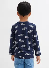 Lot de 2 T-shirts manches longues coton, bonprix