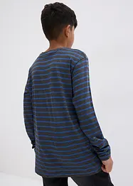 Lot de 2 T-shirts manches longues 100% coton, bonprix