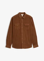 Chemise en velours côtelé de coton extensible, bonprix