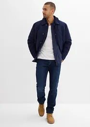 Chemise en flanelle 100% coton avec pattes aux épaules, bonprix