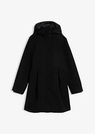 Manteau à capuche et pinces, forme trapèze, bonprix