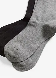 Lot de 2 paires de chaussettes en mélange coton et laine mérinos, bonprix