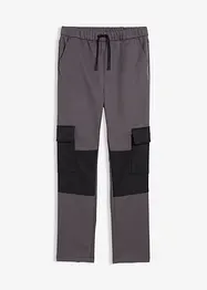 Pantalon cargo en softshell, largeur réglable, bonprix