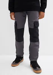 Pantalon cargo en softshell, largeur réglable, bonprix